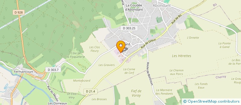 localisation de l'entreprise SCI POPI à ABONDANT