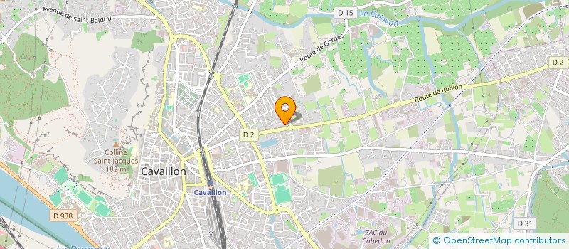 localisation de l'entreprise SCI POPI'S  CAVAILLON