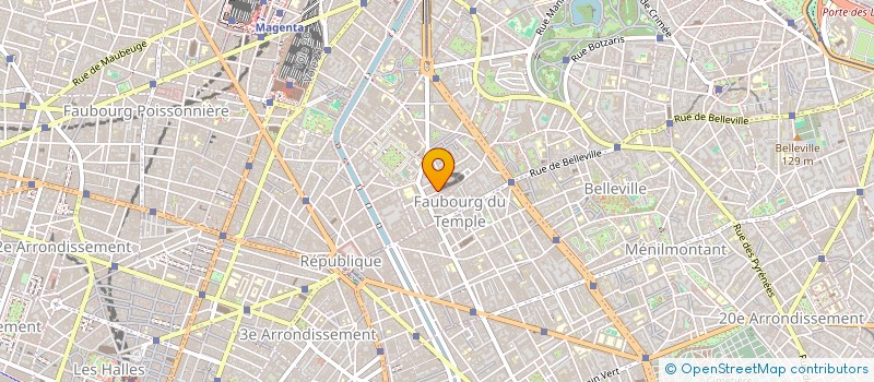 localisation de l'entreprise SCI POPINCOURT  PARIS