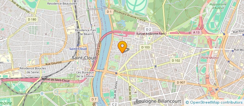 localisation de l'entreprise SCI POPOTAM à BOULOGNE-BILLANCOURT