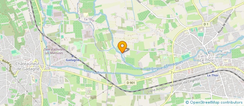 localisation de l'entreprise SCI POPPY  LE THOR