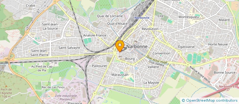 localisation de l'entreprise SCI POPULUS-SCHNEIDER  NARBONNE