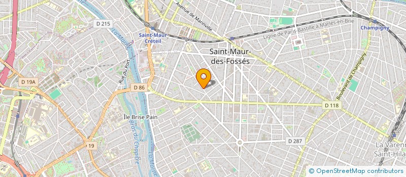 localisation de l'entreprise SCI POQUELIN à SAINT-MAUR-DES-FOSSES