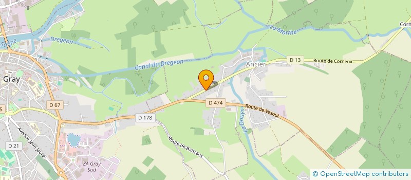 localisation de l'entreprise SCI PORCAR  ANCIER