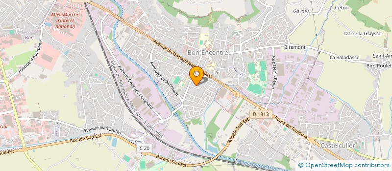 localisation de l'entreprise SCI PORCARELLI  BOE