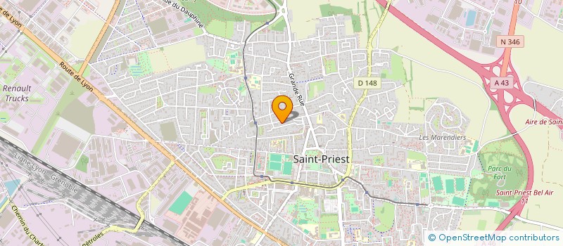 localisation de l'entreprise SCI PORCHY  SAINT-PRIEST