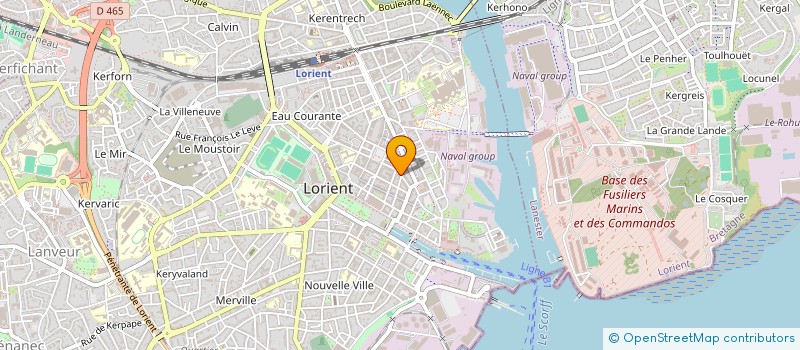 localisation de l'entreprise SCI PORH FERRIERE  PONTIVY