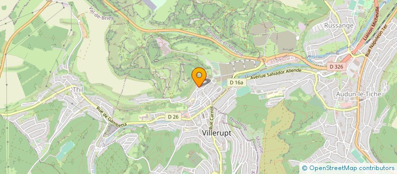 localisation de l'entreprise SCI PORIAN  VILLERUPT