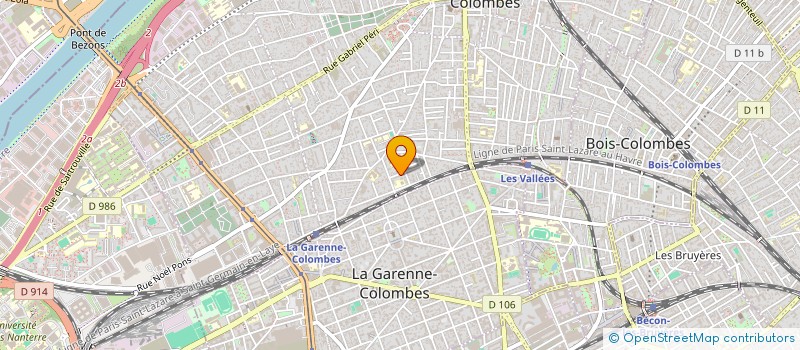 localisation de l'entreprise SCI POROS à COLOMBES