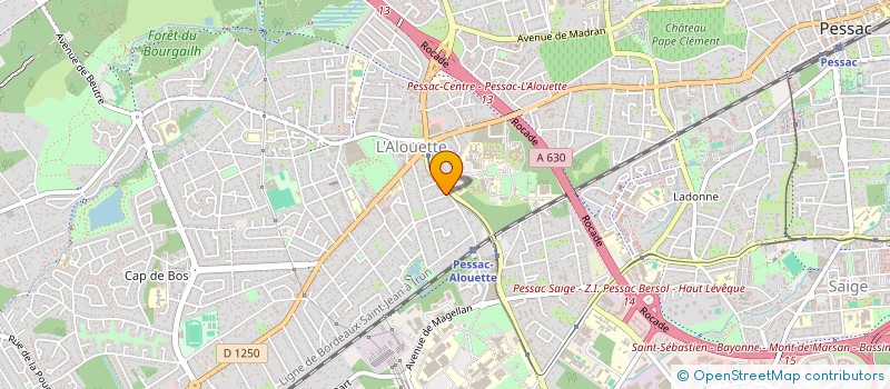 localisation de l'entreprise SCI PORRAS à PESSAC
