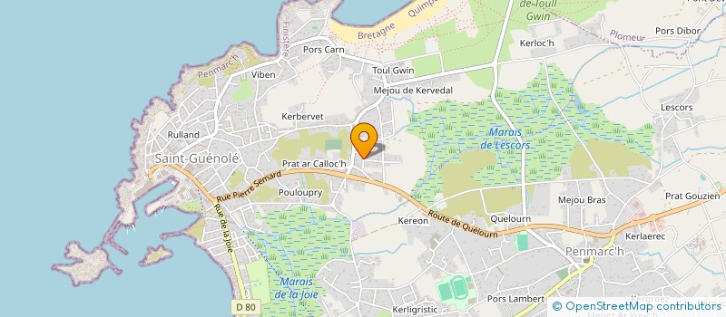 localisation de l'entreprise SCI PORS CARN  PENMARCH