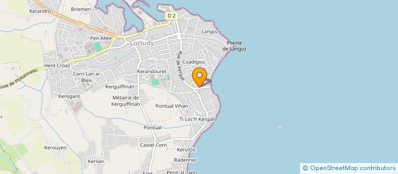 localisation de l'entreprise SCI PORS CARN - LA TORCHE  LOCTUDY