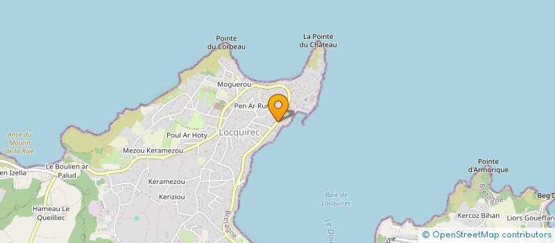localisation de l'entreprise SCI PORS MORVAN  LOCQUIREC