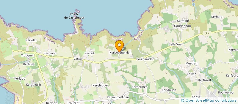 localisation de l'entreprise SCI PORS THEOLEN  CLEDEN-CAP SIZUN