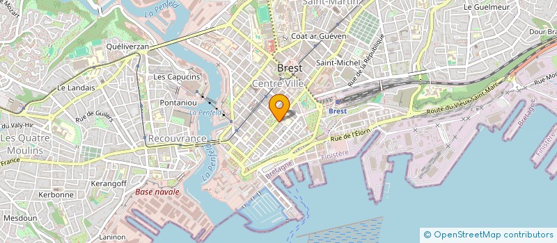 localisation de l'entreprise SCI PORSJOLI  BREST