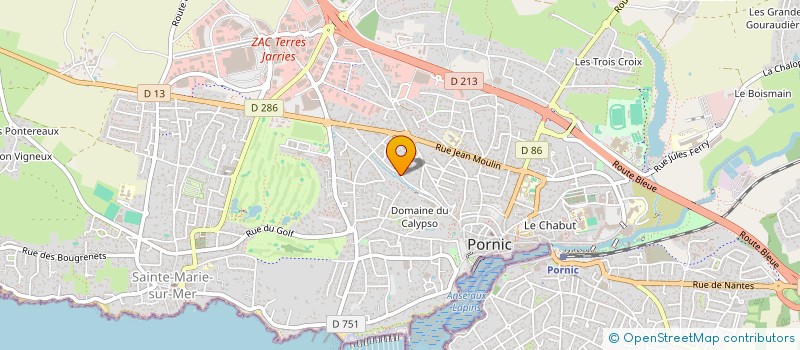 localisation de l'entreprise SCI PORSNITI  PORNIC