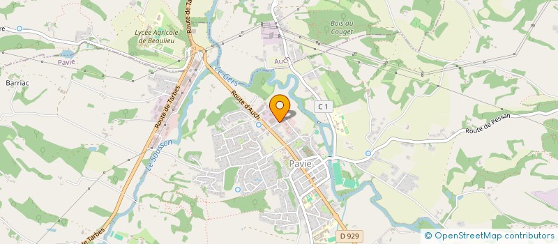 localisation de l'entreprise SCI PORT ALEA  PAVIE