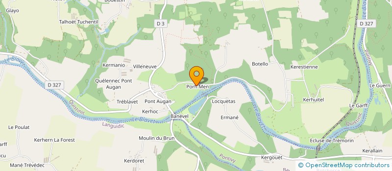 localisation de l'entreprise SCI PORT ARTHUR  PLUMELIAU-BIEUZY