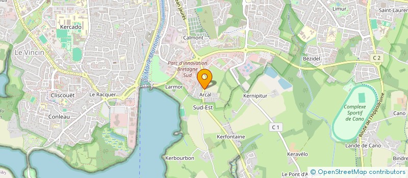 localisation de l'entreprise SCI PORT-CALMONT à VANNES