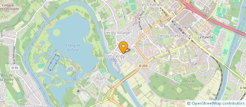 localisation de l'entreprise SCI PORT COSTER  CERGY