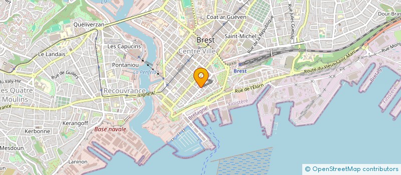 localisation de l'entreprise SCI PORT D'ATTACHE  BREST