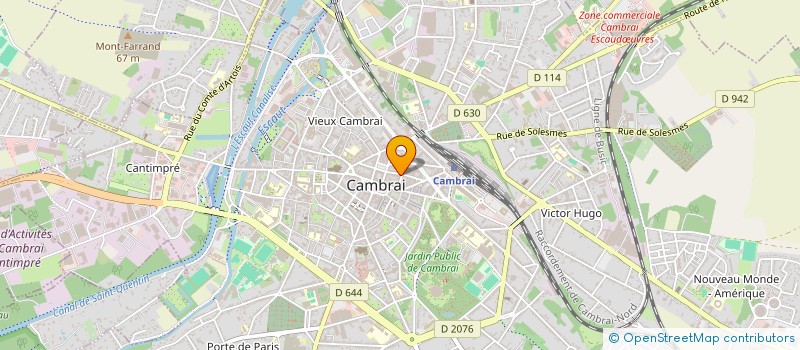 localisation de l'entreprise SCI PORT DE PLAISANCE à CAMBRAI