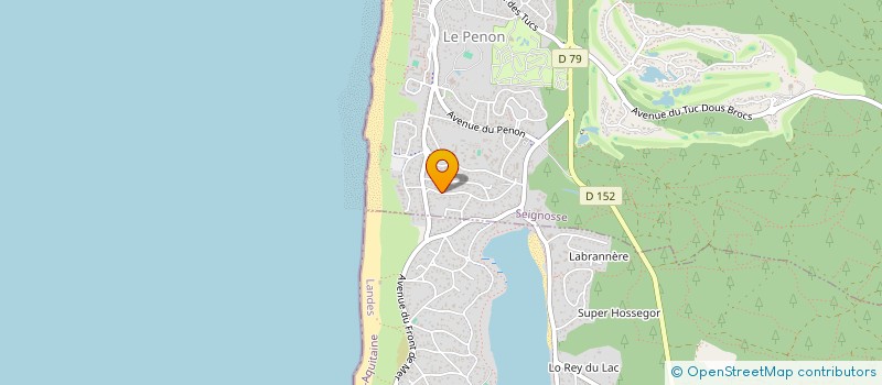 localisation de l'entreprise SCI PORT DU BOURRET  SEIGNOSSE