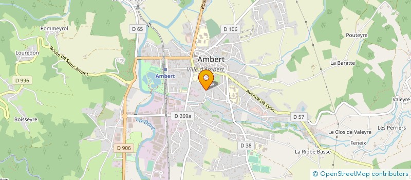 localisation de l'entreprise SCI PORT DU ROY 63  AMBERT