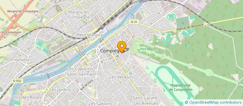 localisation de l'entreprise SCI PORT DUN  COMPIEGNE