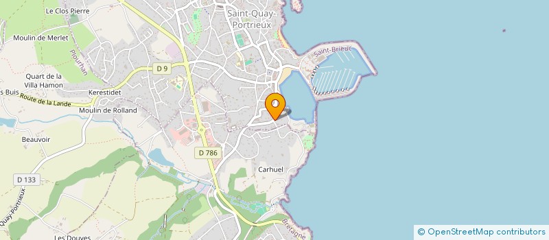 localisation de l'entreprise SCI PORT ES LEU  SAINT-QUAY-PORTRIEUX