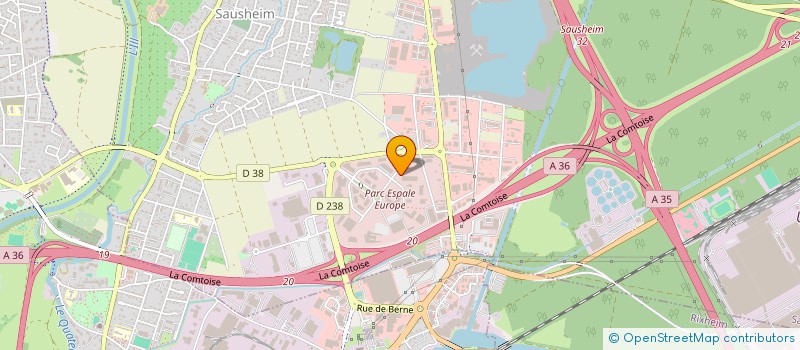 localisation de l'entreprise SCI PORT ESPALE  SAUSHEIM