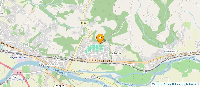 localisation de l'entreprise SCI PORT GENTIL  PEYREHORADE