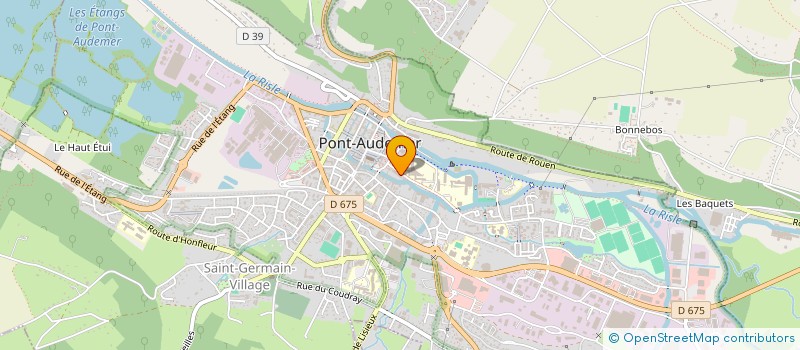 localisation de l'entreprise SCI PORT HALIGUEN à PONT-AUDEMER