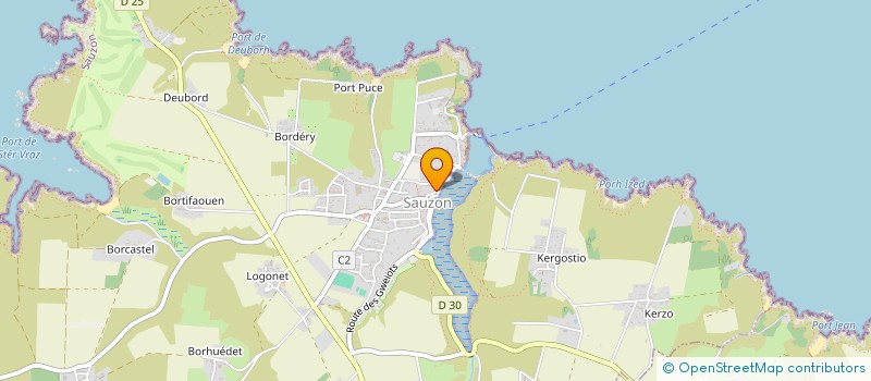 localisation de l'entreprise SCI PORT JOLI  SAUZON