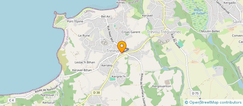 localisation de l'entreprise SCI PORT L EPINE  TRELEVERN