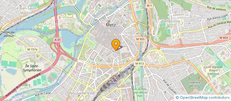 localisation de l'entreprise SCI PORT MARE  METZ