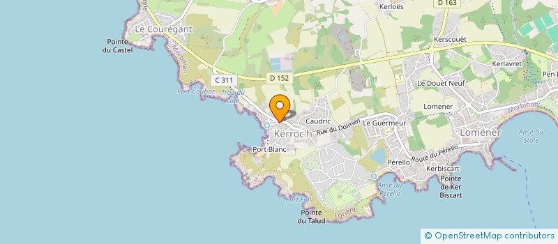 localisation de l'entreprise SCI PORT MARIA  PLOEMEUR