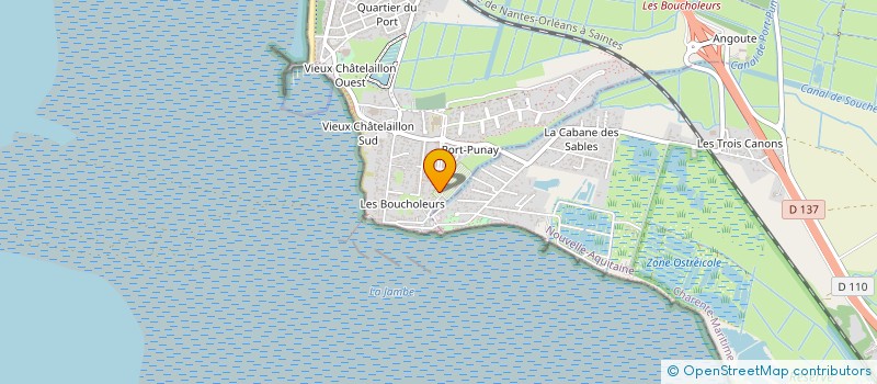localisation de l'entreprise SCI PORT PUNAY à CHATELAILLON-PLAGE