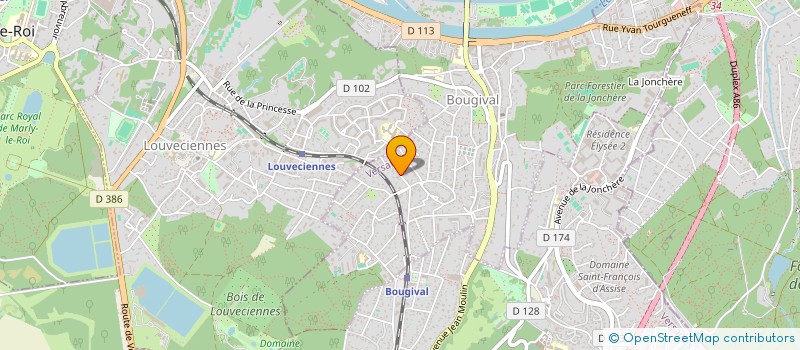 localisation de l'entreprise SCI PORT ROYAL  BOUGIVAL