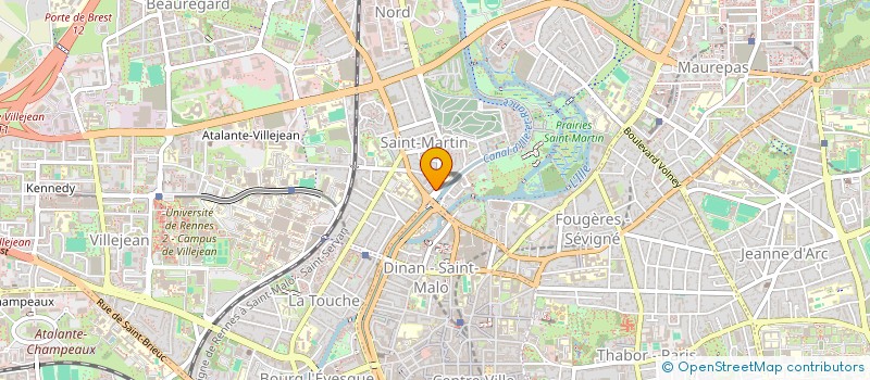 localisation de l'entreprise SCI PORT SAINT MARTIN  RENNES