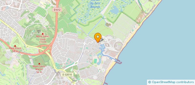 localisation de l'entreprise SCI PORT SOLEIL  AGDE