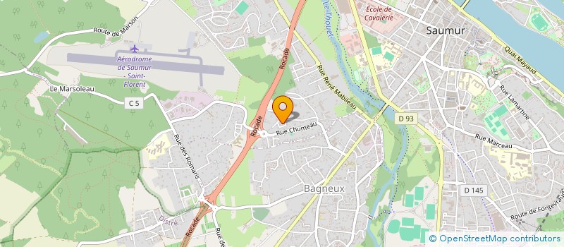 localisation de l'entreprise SCI PORT VILA  SAUMUR