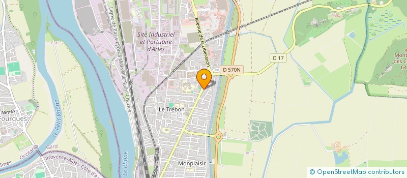 localisation de l'entreprise SCI PORTAGNEL  ARLES