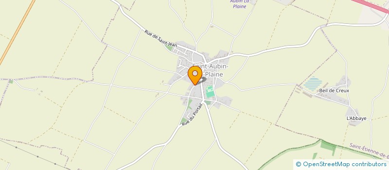 localisation de l'entreprise SCI PORTAGNIER  SAINT-AUBIN-LA-PLAINE