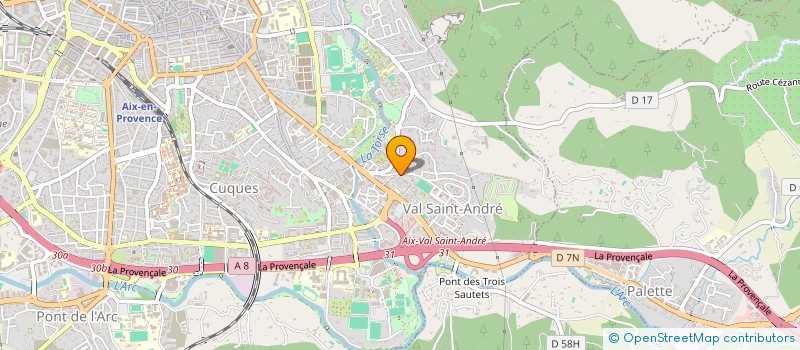 localisation de l'entreprise SCI PORTAIL D ARLES à AIX-EN-PROVENCE