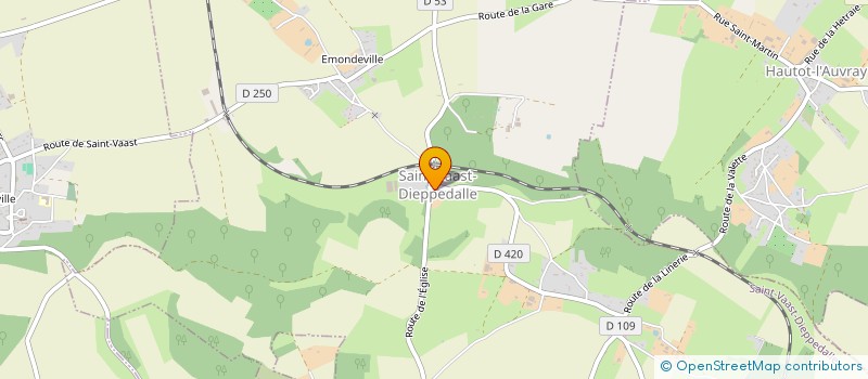 localisation de l'entreprise SCI PORTAILS  SAINT-VAAST-DIEPPEDALLE