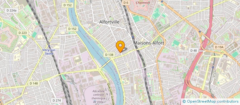 localisation de l'entreprise SCI PORTAL à ALFORTVILLE