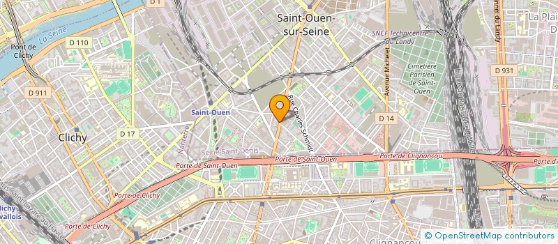 localisation de l'entreprise SCI PORTALIS à SAINT-OUEN-SUR-SEINE