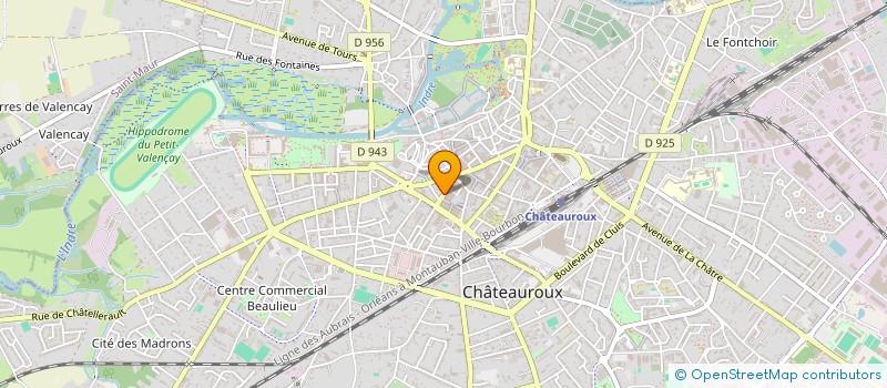 localisation de l'entreprise SCI PORTALIS à CHATEAUROUX