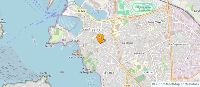 localisation de l'entreprise SCI PORTALIS  SAINT-MALO